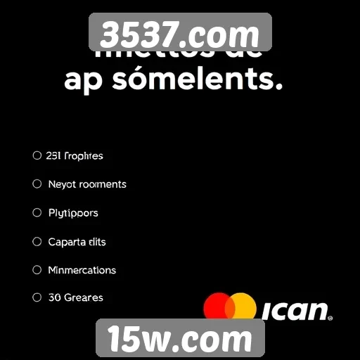 Métodos de pagamento disponíveis no 3537.com